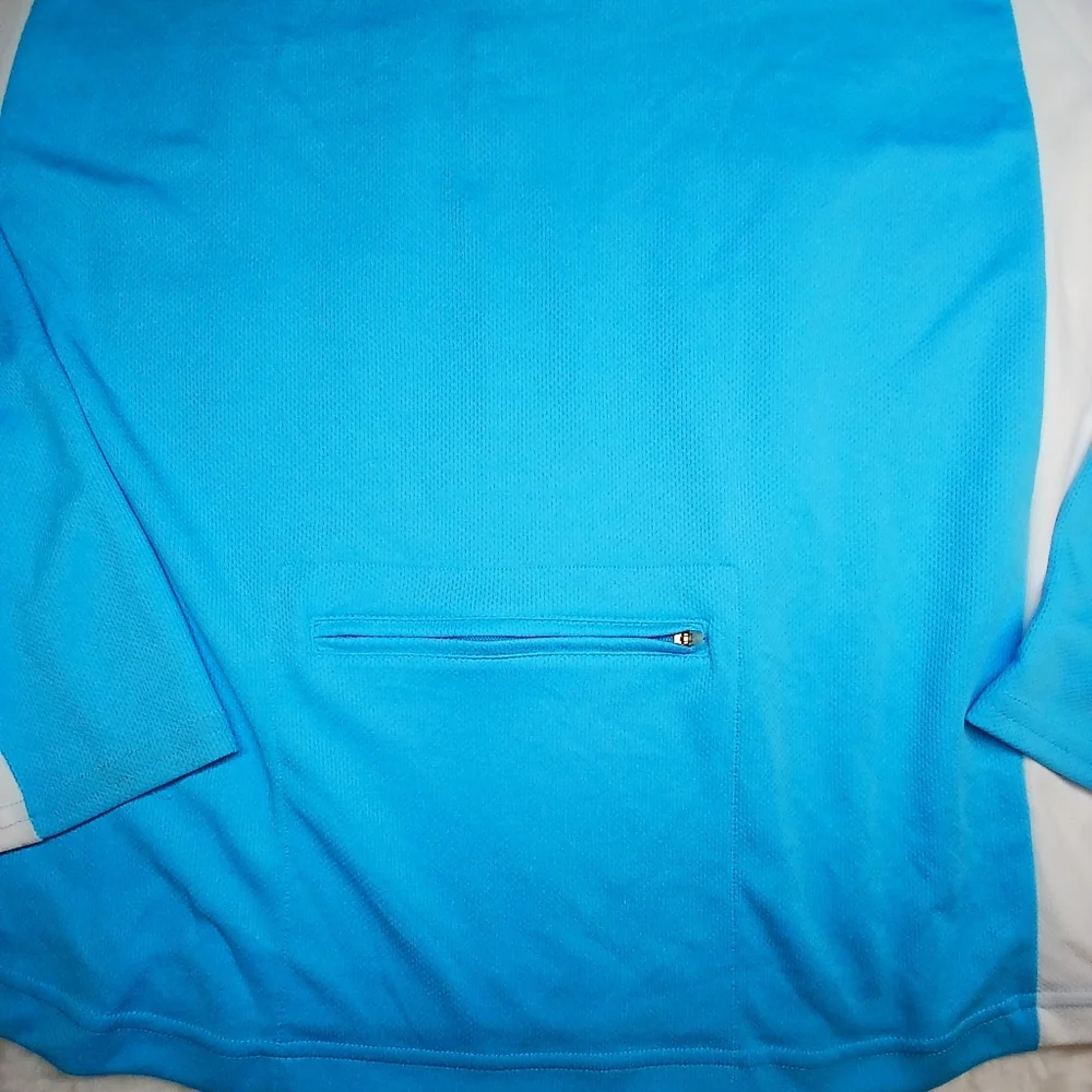 L.L.Bean Women’s XL Blue Half Zip Active Pullover Top - Picture 5 of 7